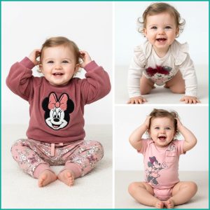 Minnie Mouse Kids Infant 4 Pcs Set - Pink