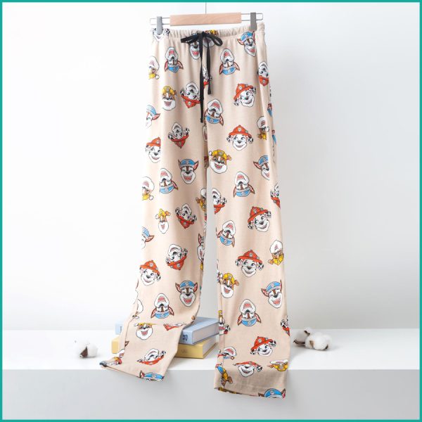 Paw Patrol Face Men's Cotton Pant - Cream - Image 2