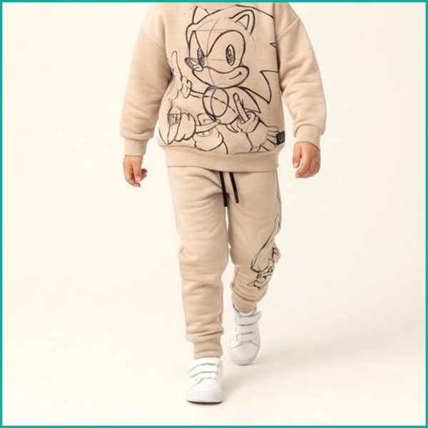 Sonic Boys Winter Training Suit - Brown - Image 3