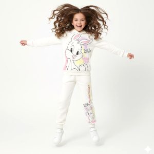 Bugs Bunny Girls Winter Training Suit -White