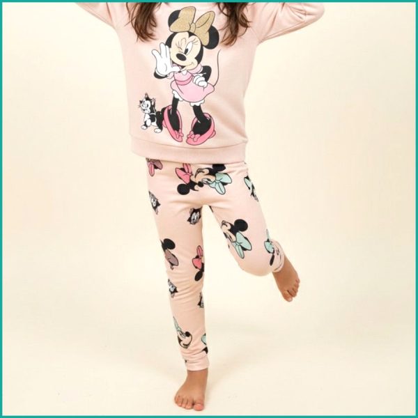 Loud Minnie Girls Winter Training Suit ZARA - Pink - Image 3