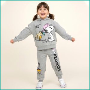 Peanuts Girls Winter Training Suit - Grey