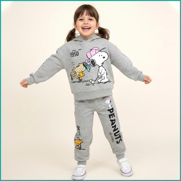 Peanuts Girls Winter Training Suit - Grey