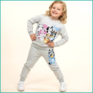Bluey Girls Winter Training Suit - Grey