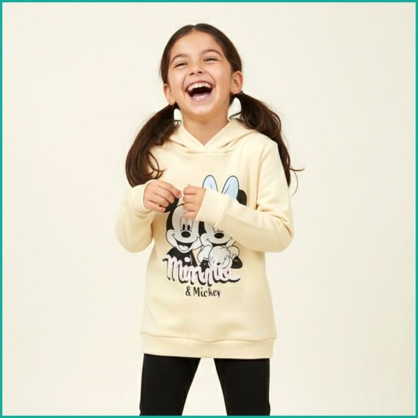 Minnie Girls Winter Training Suit ZARA - Cream Black - Image 2