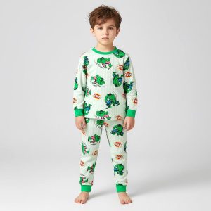Hulk Boys Full Sleeves Pajama Set - Green
