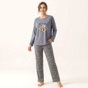 All We Need Ladies Pajama Set - Grey