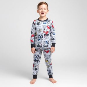 Paw Patrol Boys Full Sleeves Pajama Set - Light Grey