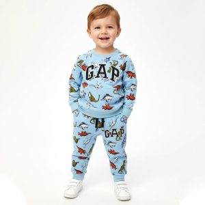 Dinosaurs Boys Winter Training Suit GAP - Sky Blue