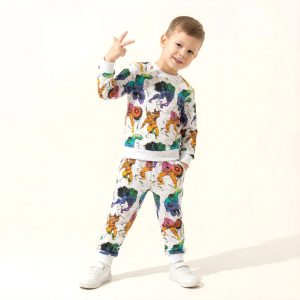 All Marvel Hero Boys Winter Training Suit - White