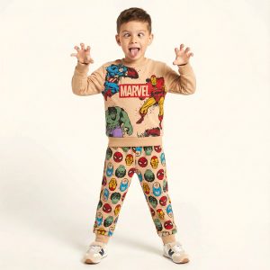 Marvel Hero Boys Winter Training Suit - Brown