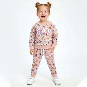 Butterfly Girls Winter Training Suit GAP - Pink