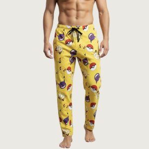 Pokémon Men’s Cotton Pant - Yellow