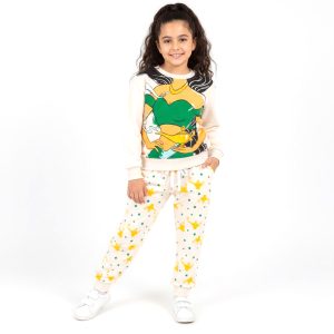 Princess Stars Girls Winter Training Suit - White