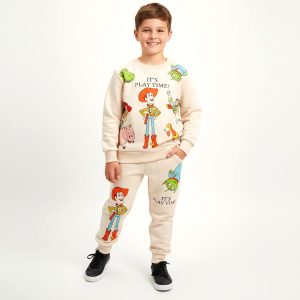 Toys Story Play Time Boys Winter Training Suit - Cream