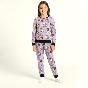 Daisy Minnie Girls Winter Training Suit - Purple