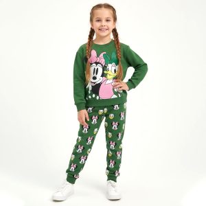 Minnie Daisy Girls Winter Training Suit ZARA - Green