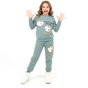 Tea Girls Winter Training Suit - Grey