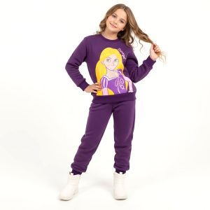 Princess Girls Winter Training Suit - Purple