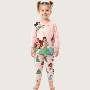 Little Princess Girls Cotton Pajama Set PRIMARK - Pink