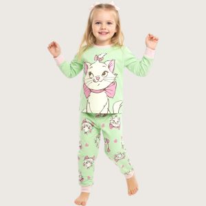 Marie Girls Cotton Pajama Set PRIMARK - Green