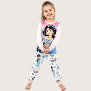 Jasmine Girls Cotton Pajama Set PRIMARK - White