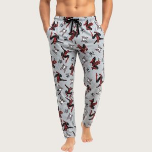 Spiderman Matrix Men's Cotton Pant - Grey