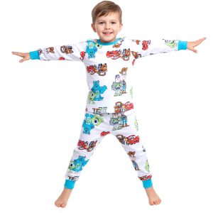 Toy Story Boys Cotton Pajama Set - White