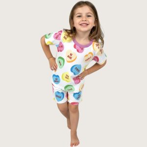 Love Girls Shorts Set - White