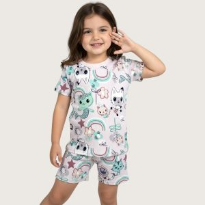 Dollhouse Girls Shorts Set - Pink