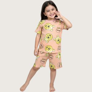 Hunny Bunny Girls Shorts Set - Pink