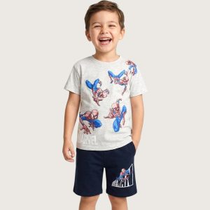 Marvel Boys Shorts Set ZARA - Grey Blue