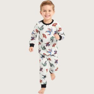 All Hero Boys Full Sleeves Pajama Set MCHAKKY - Grey
