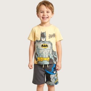 Batman Boys Shorts Set ZARA - Cream Grey