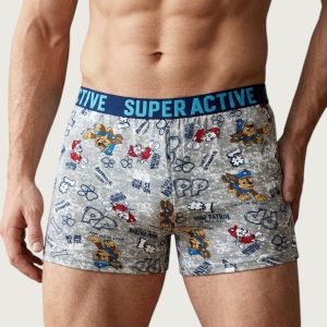 Paw Patrol Men's Boxer (M) - Grey