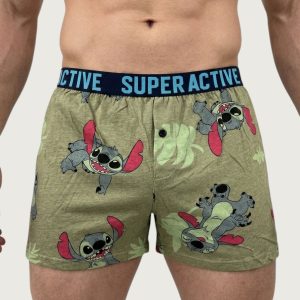 Stitch Men's Boxer (M) - Green