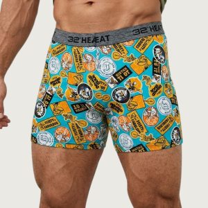 Donald Duck Men's Boxer (L) - Blue Yellow