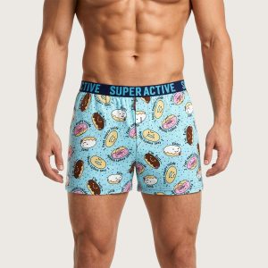 Donuts Men's Boxer (XL) - Blue