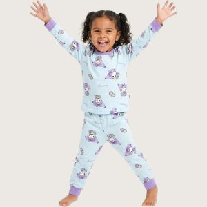 Kuromi Love Girls Pajama Set KHAFIF - Sky Blue