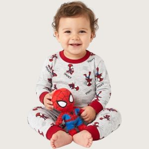 Spidey Infant Baby Set - Grey
