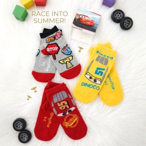 Cars 95 Kids Socks 3 Pcs Set - Multicolor