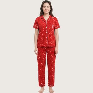 VS Love Ladies Pajama Set - Red