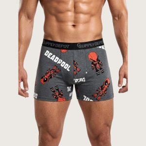 Deadpool Men's Boxer (XXL) - Grey