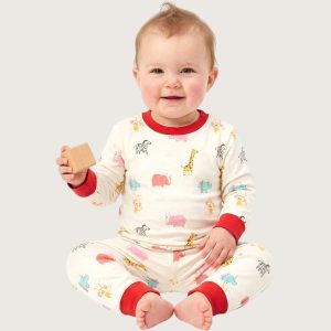 Cute Animals Infant Baby Set - Cream