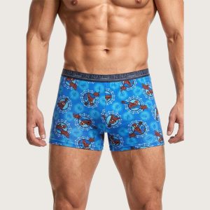 Spiderman Men's Boxer (XXXL) - Blue