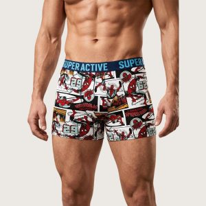 Stitch Angel Men's Boxer (L) - Blue