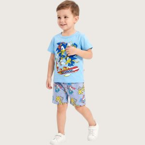 Skate Sonic Boys Shorts Set - Blue