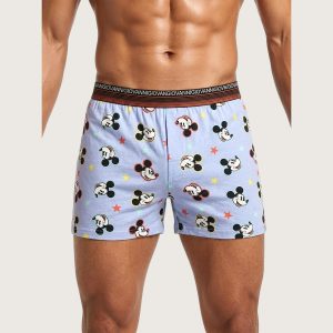 Mickey Stars Men's Boxer (XXXL) - Blue