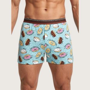 Donuts Men's Boxer (XXXL) - Blue