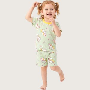 Happy Pony Girls Shorts Set - Green